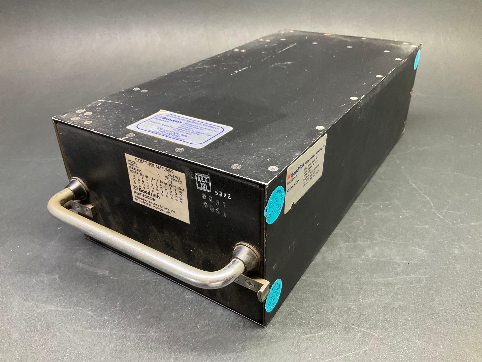 (LOT) MACH SWITCH DRA76C-5 ALT# 6600098-1 (TESTED) & GOODRICH COMPUTER AMPLIFIER CA-530J