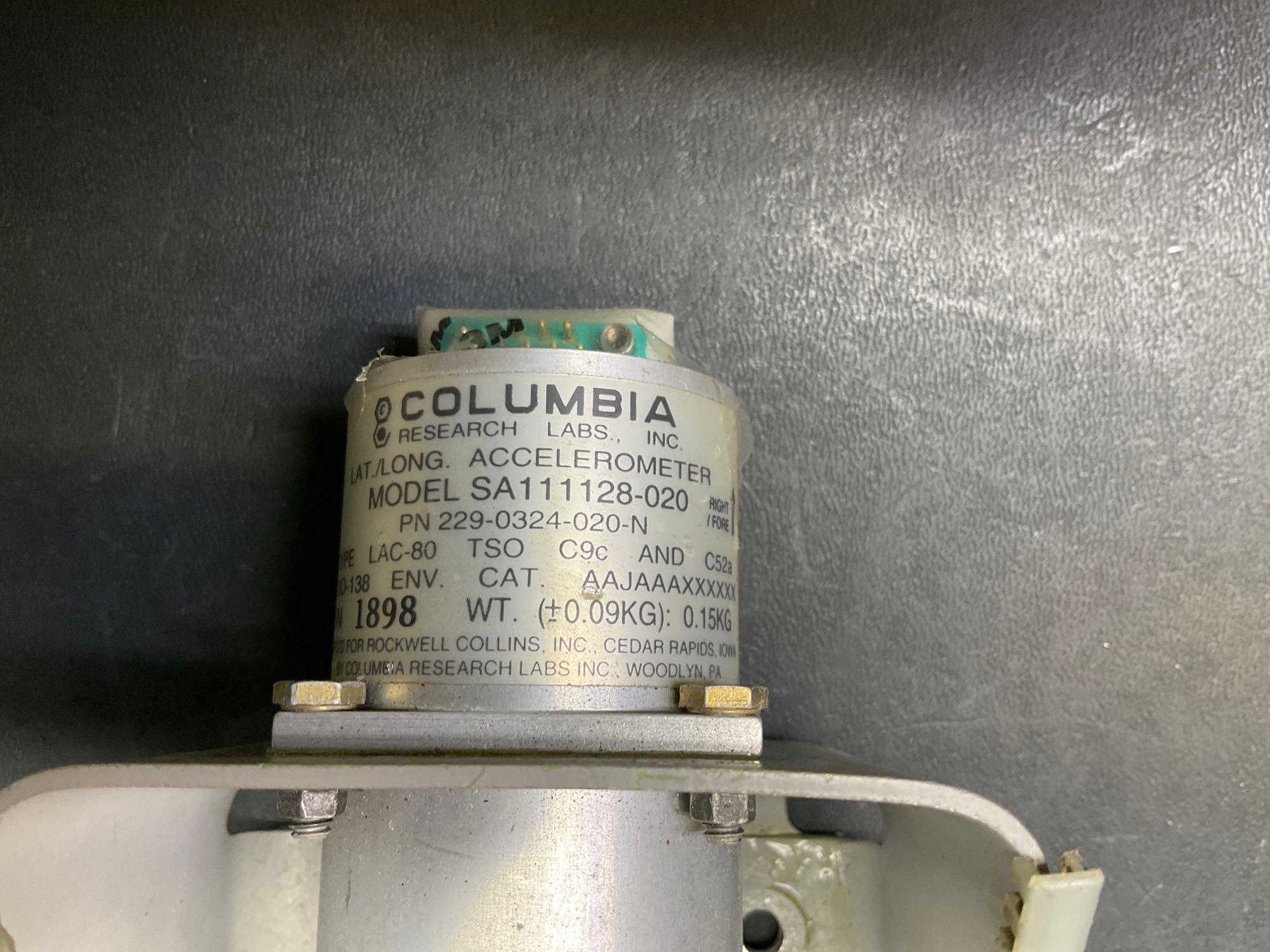KING KRG-332 RATE GYRO 060-0033-00 & COLUMBIA ACCELEROMETER 229-0324-020-N
