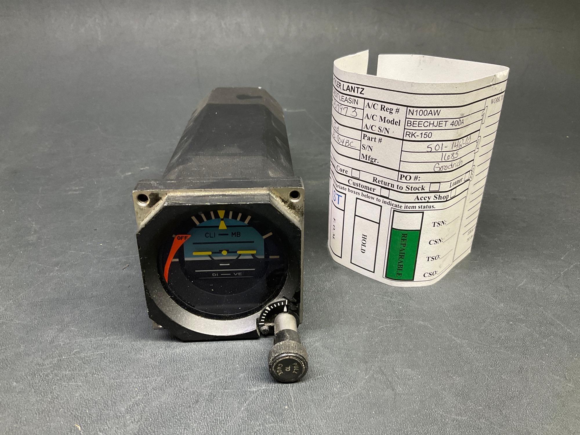 GOODRICH AI-804BC ATTITUDE INDICATOR 501-1412-03 (A/R)