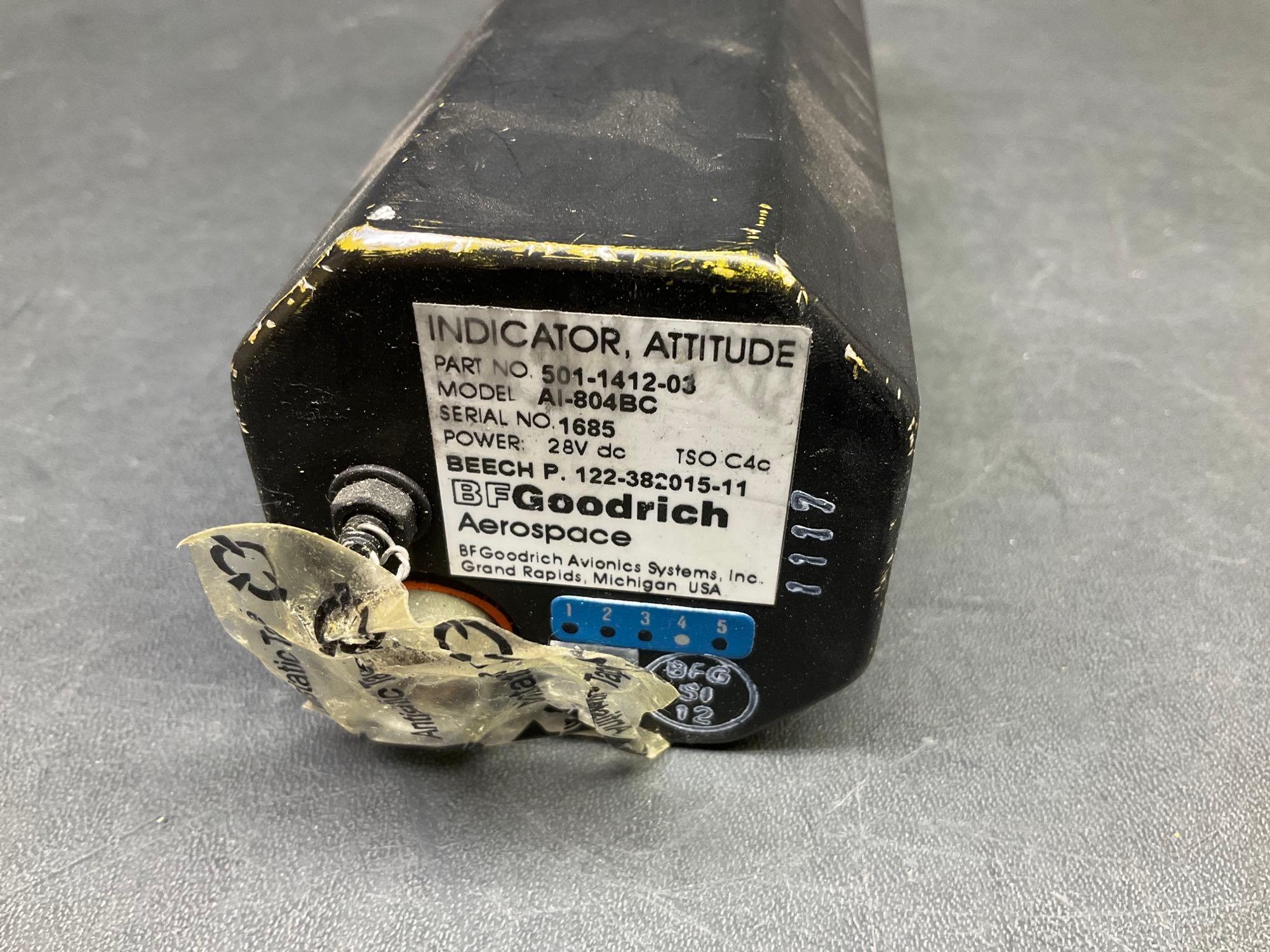 GOODRICH AI-804BC ATTITUDE INDICATOR 501-1412-03 (A/R)