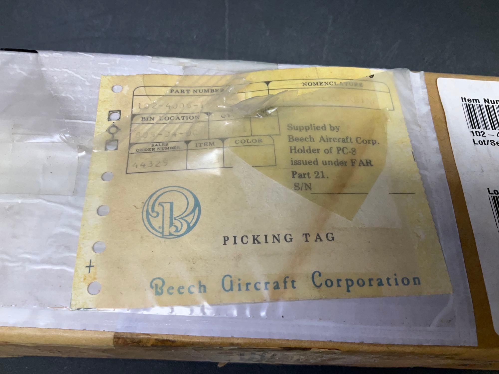 NEW KING AIR WING WINDOW SEAL 101-420126-1, COWL SEAL 101-910049-100, PLACARDS AND P-BARON BULKHEAD