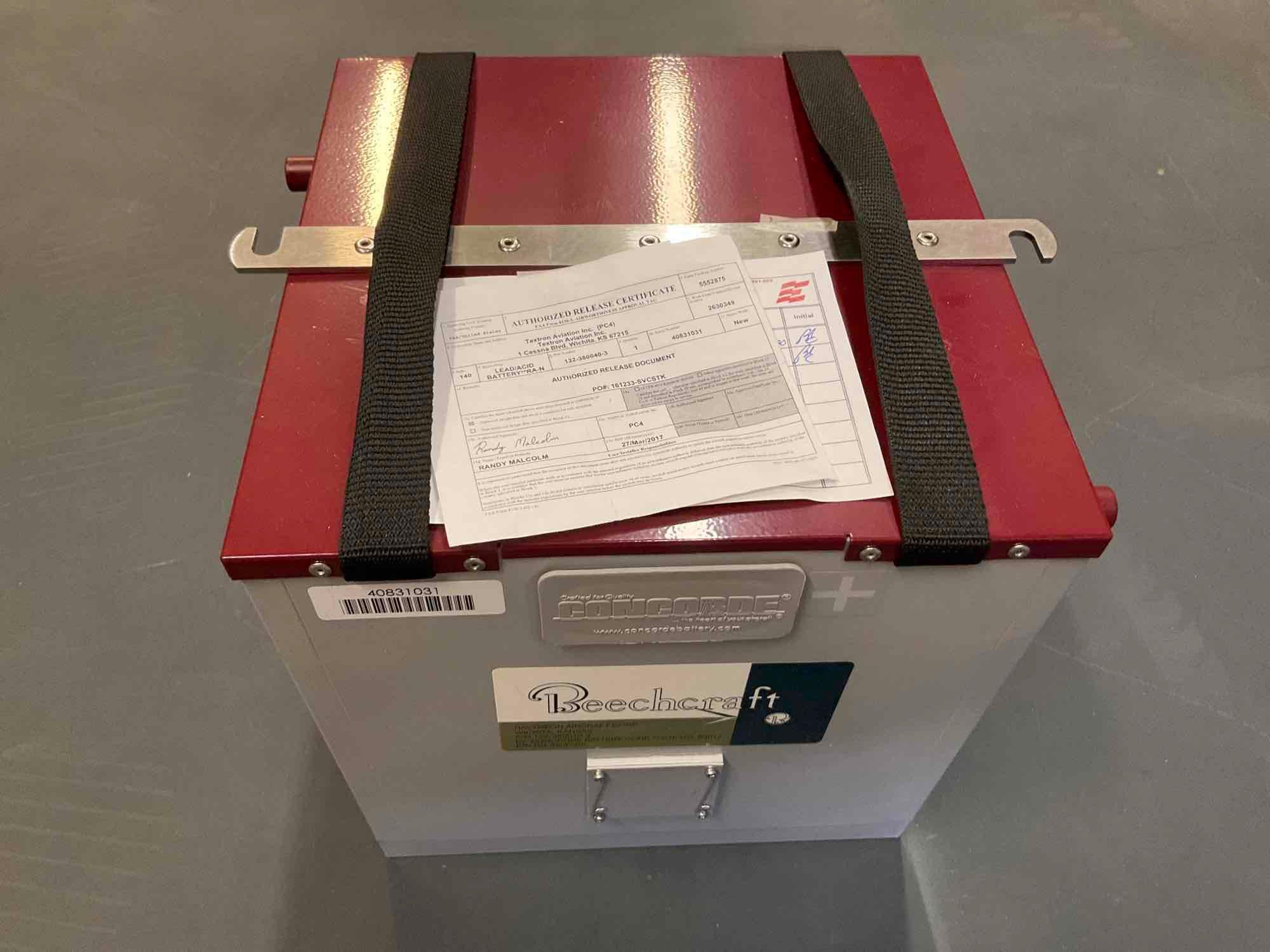 NEW BEECHJET BATTERY 132-380040-3 ALT# RG-380E/40L