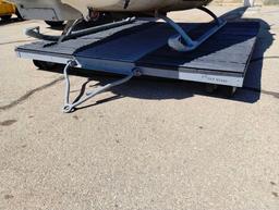 HELICOPTER TRANSPORT PAD 12FTx12FT (DISASSEMBLES FOR TRANSPORT) (SOME TIRES ARE FLAT / DRY ROT)