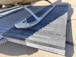 HELICOPTER TRANSPORT PAD 12FTx12FT (DISASSEMBLES FOR TRANSPORT) (SOME TIRES ARE FLAT / DRY ROT)