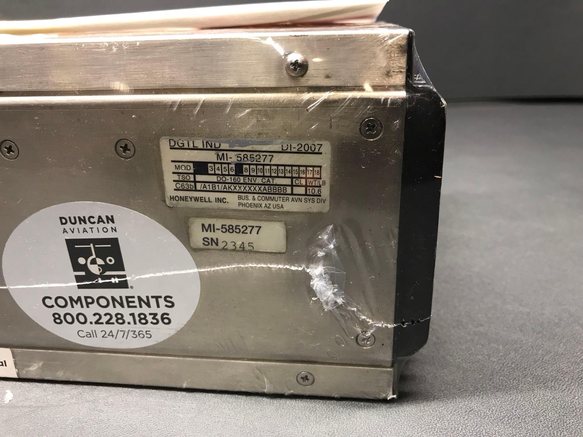 HONEYWELL DI-2007 RADAR INDICATOR MI-585277 (OVERHAULED 2021)