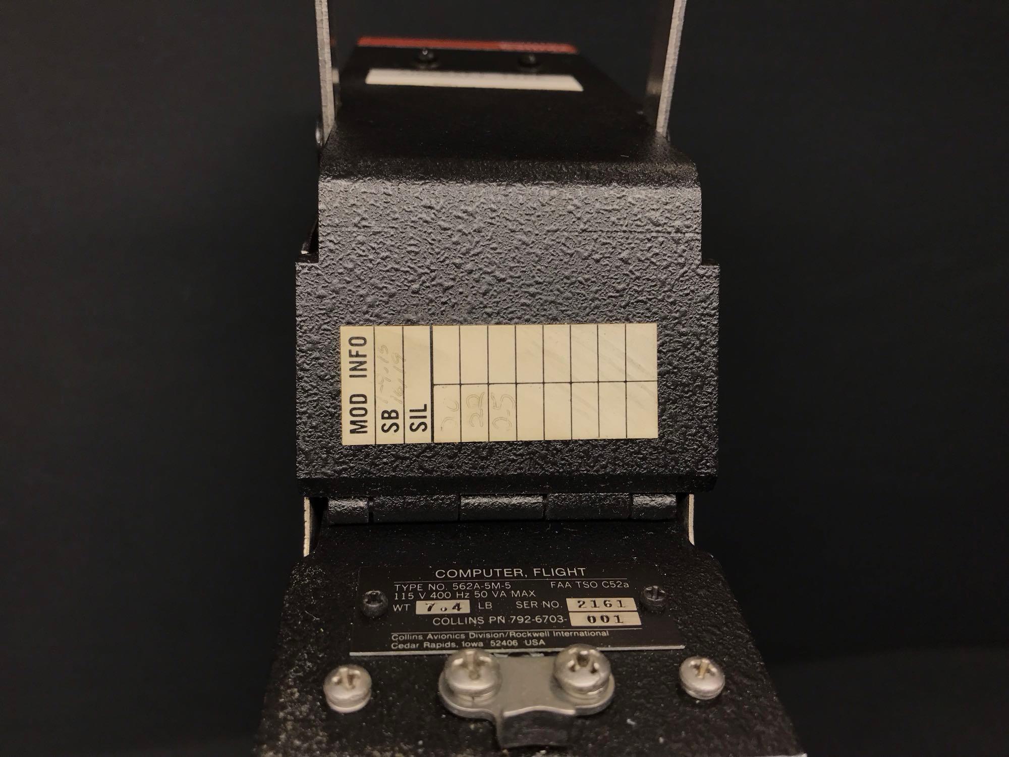 COLLINS 562A-5M-5 FLIGHT COMPUTER 792-6703-001 (REPAIRABLE)