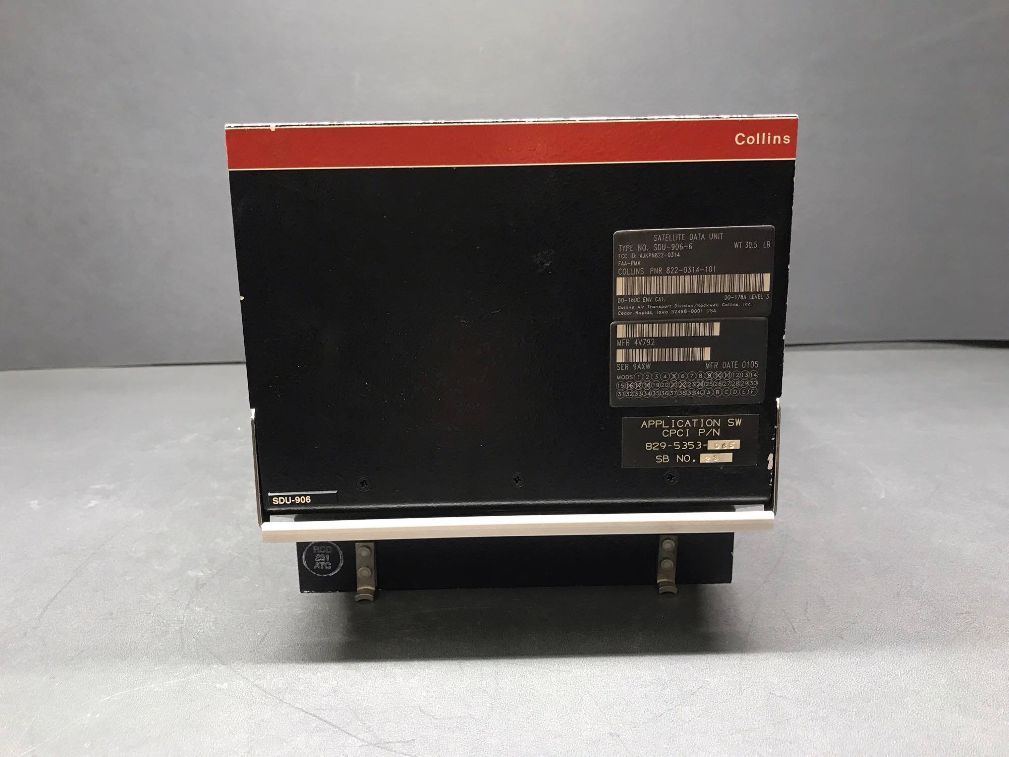 COLLINS SDU-906-6 UNIT 822-0314-101 (REMOVED FOR DELETION)