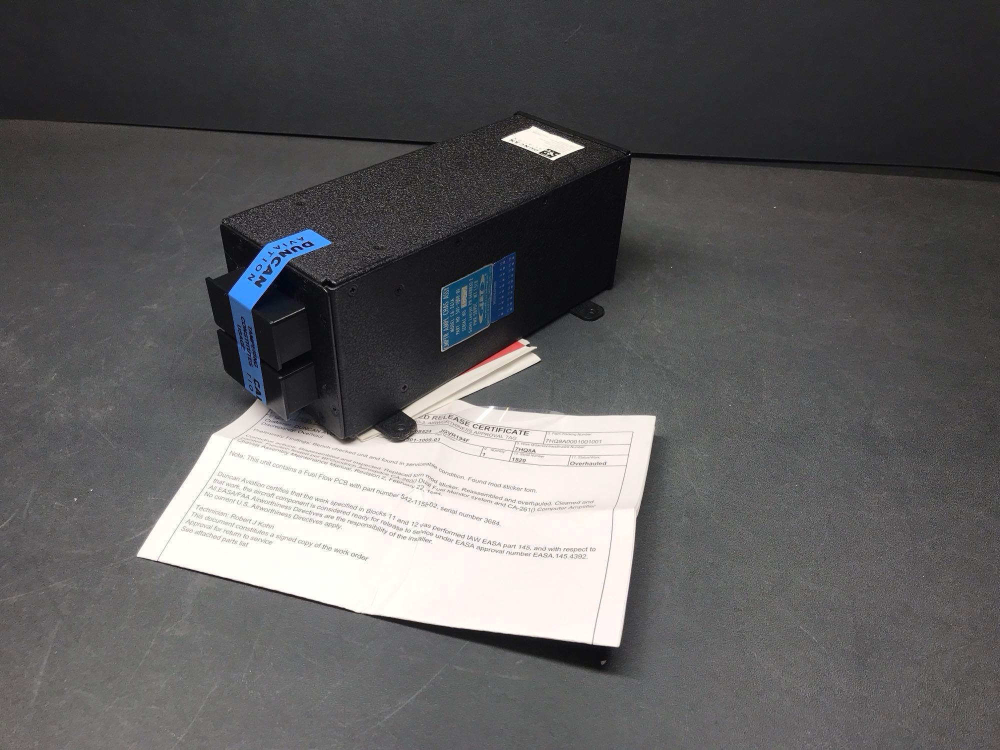 JET CA-261A WITH FUEL FLOW PCB 501-1008-01 (OVERHAULED)