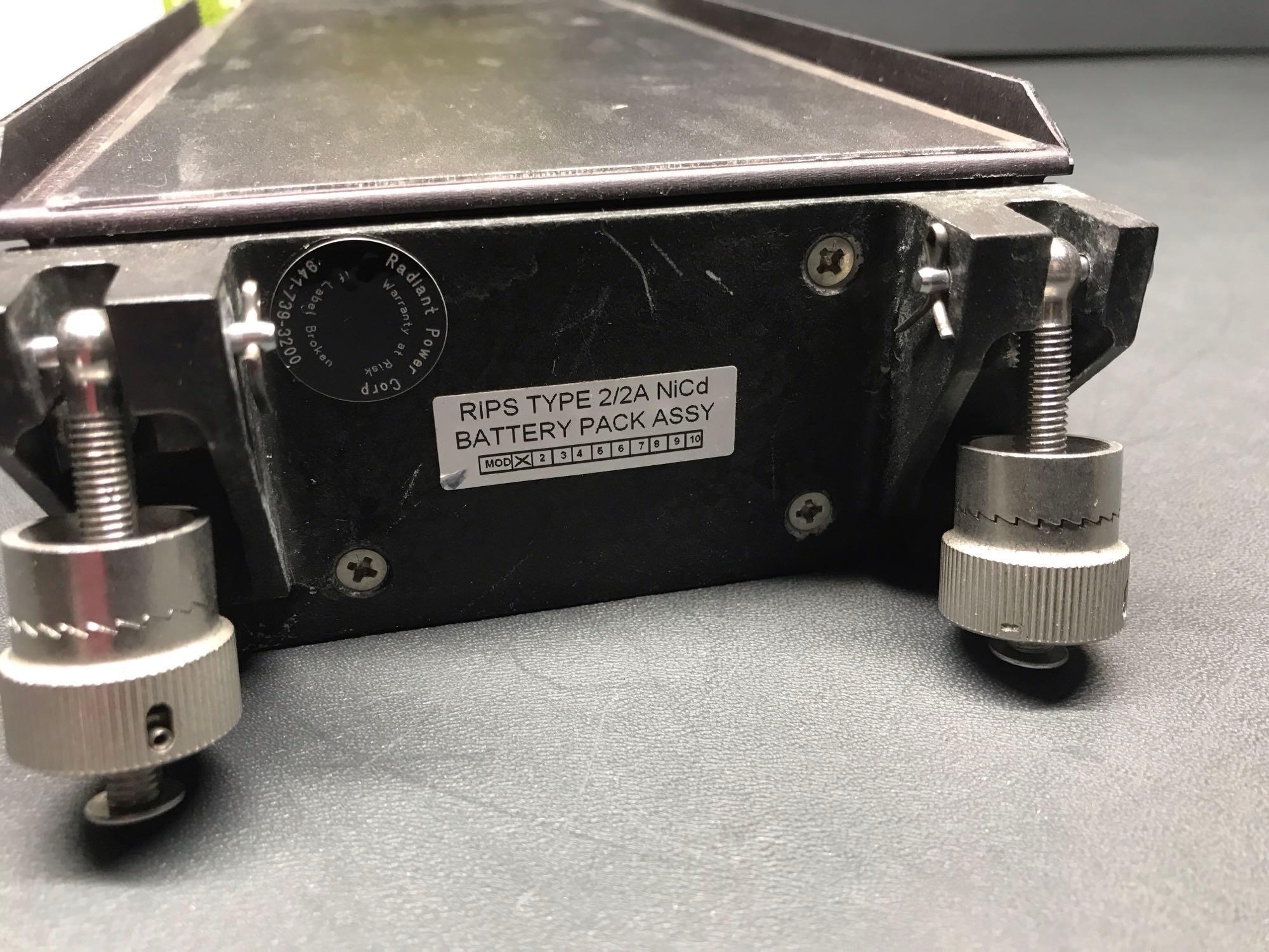 SOLID STATE QUICK ACCESS RECORDER 200-010-1010 (REMOVED FOR DELETION) & RIPS TYPE 2 BATTERY TRAY