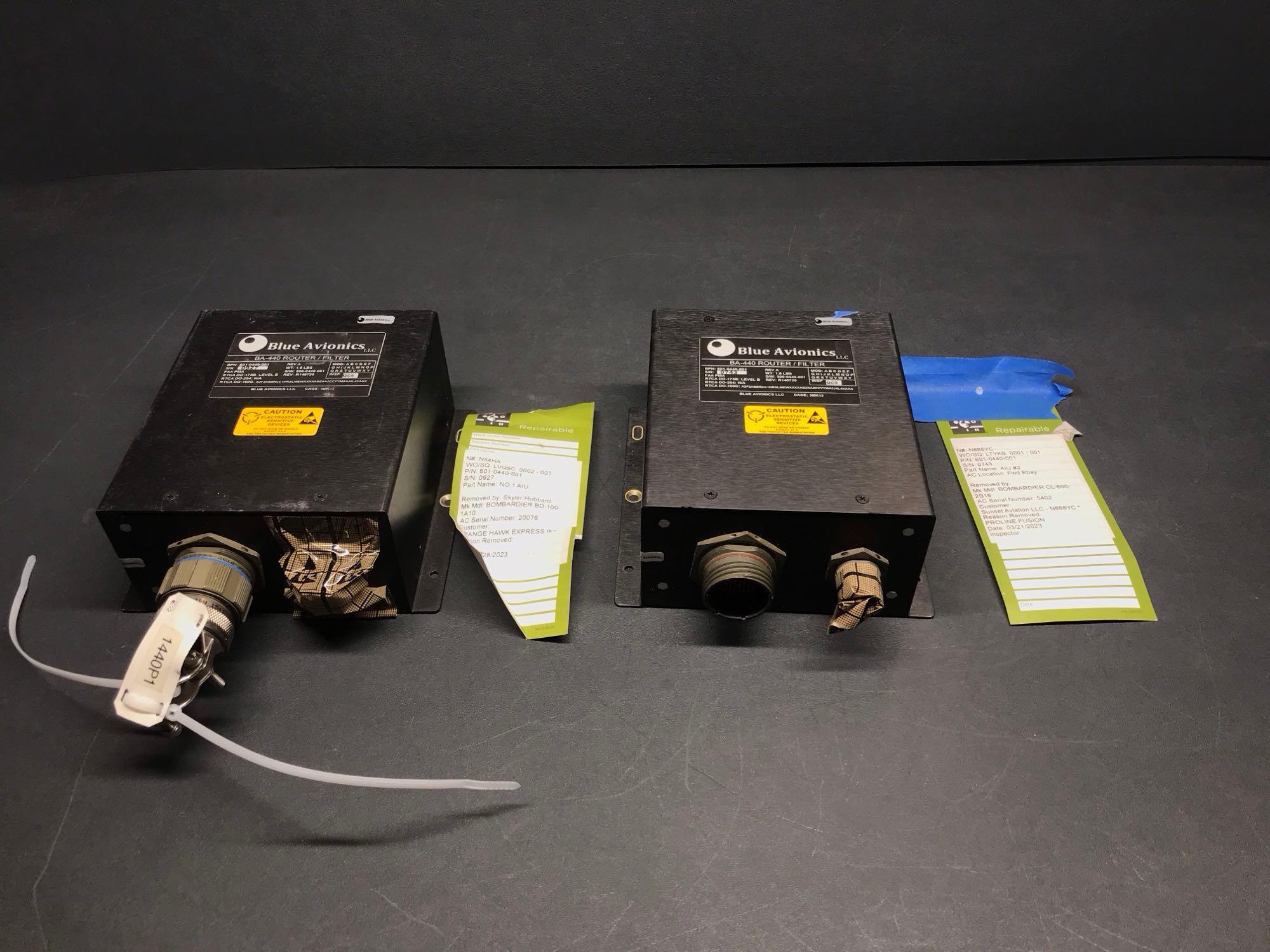 (LOT) PILOT VIEW CMA-1100EMU & BA-440 FILTERS