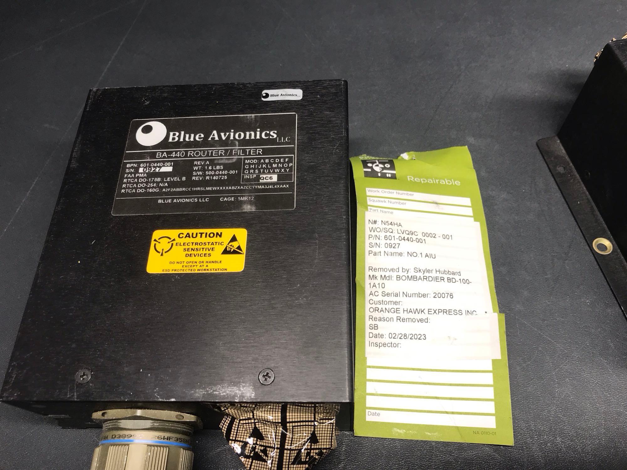 (LOT) PILOT VIEW CMA-1100EMU & BA-440 FILTERS