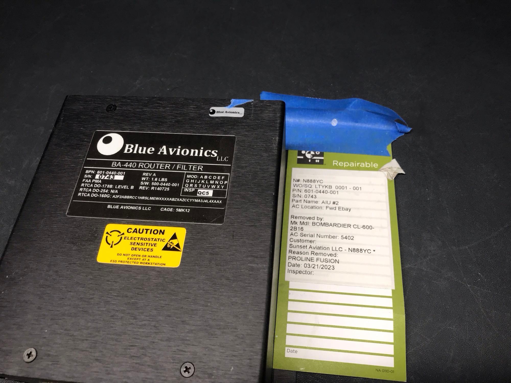 (LOT) PILOT VIEW CMA-1100EMU & BA-440 FILTERS
