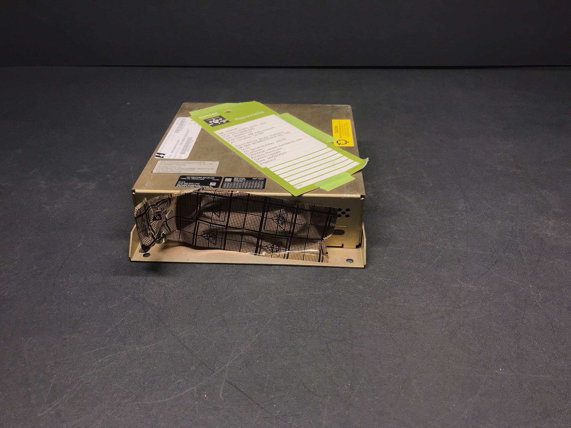 COLLINS ECM 441-0038-100, XM WEATHER RECEIVER 822-2031-002 & ELT HOUSING