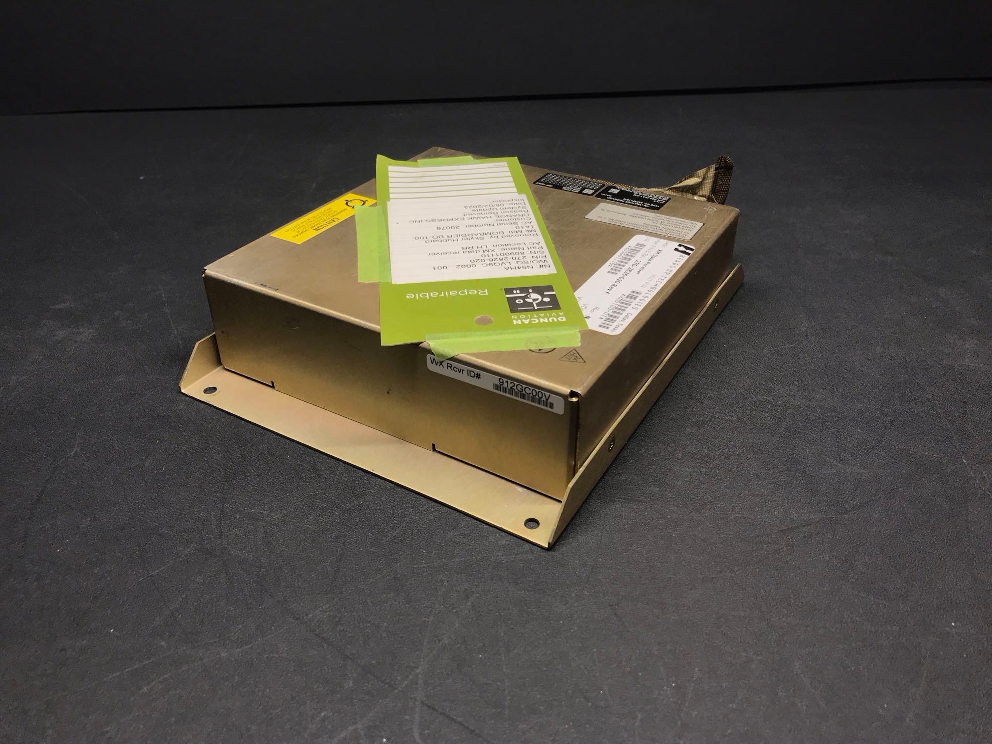 COLLINS ECM 441-0038-100, XM WEATHER RECEIVER 822-2031-002 & ELT HOUSING