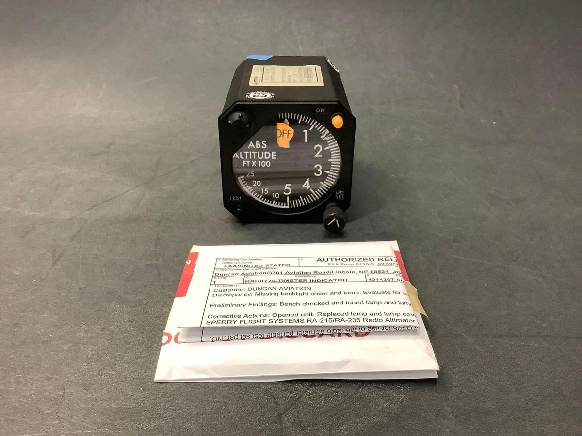 RA-215 RADIO ALTIMETER 4014267-901 (OVERHAULED)