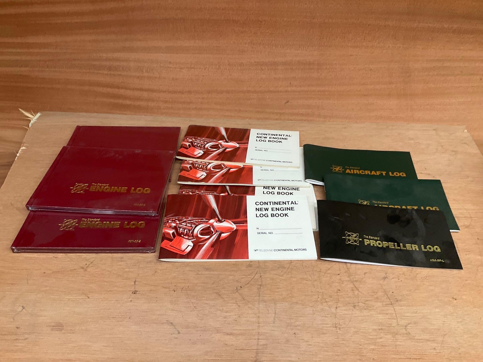 USED FUEL INJECTION NOZZLES, NEW EXHAUST NUTS & ENGINE LOG BOOKS