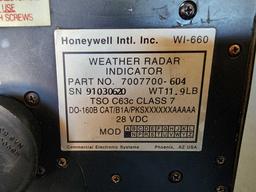 HONEYWELL WI-660 RADAR INDICATOR 7007700-604 (REPAIRED)