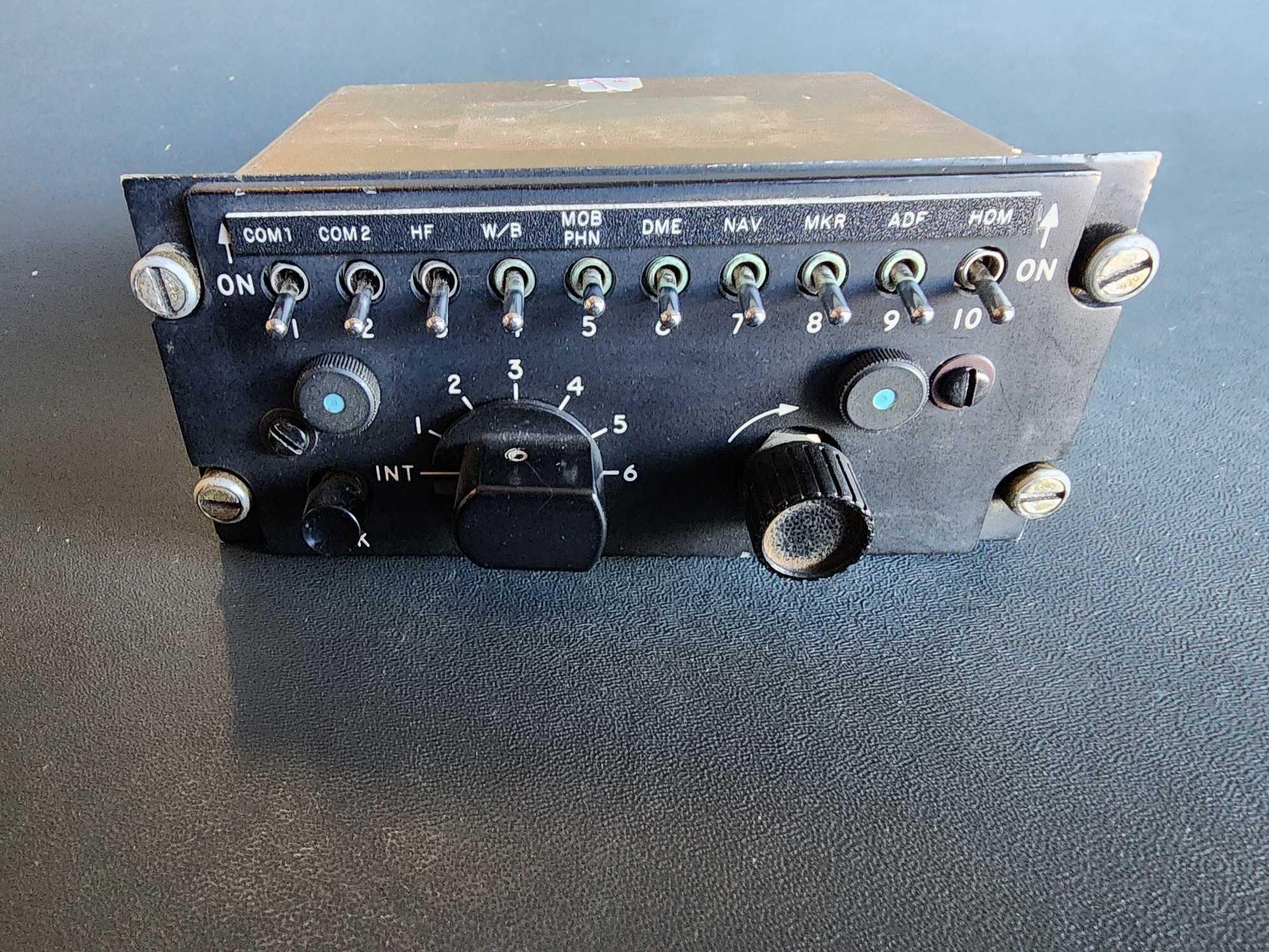 AUDIO PANEL A301-61A (REMOVED FOR REPAIR)