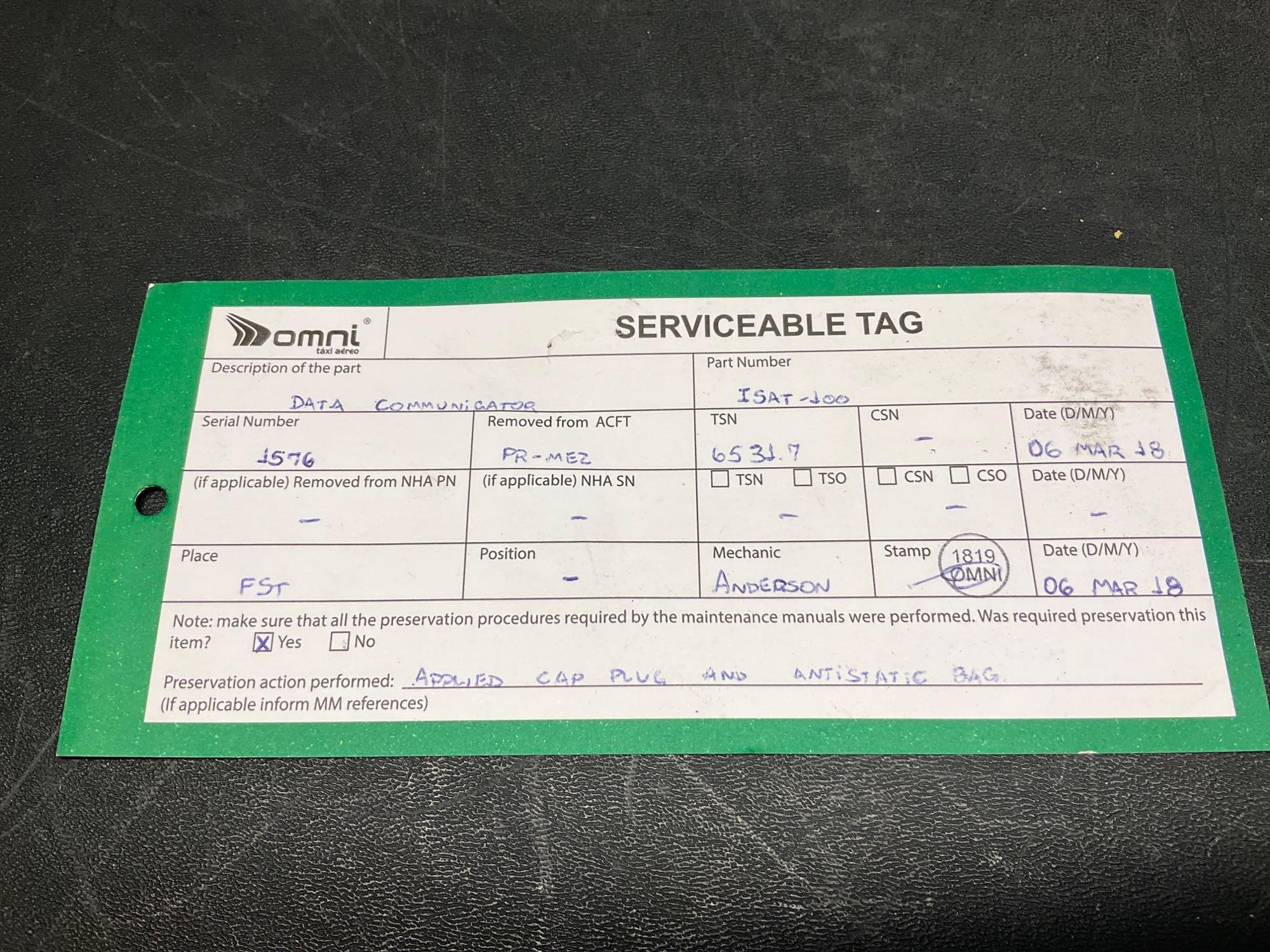 ISAT-100 UNITS (VARIOUS CONDITIONS)