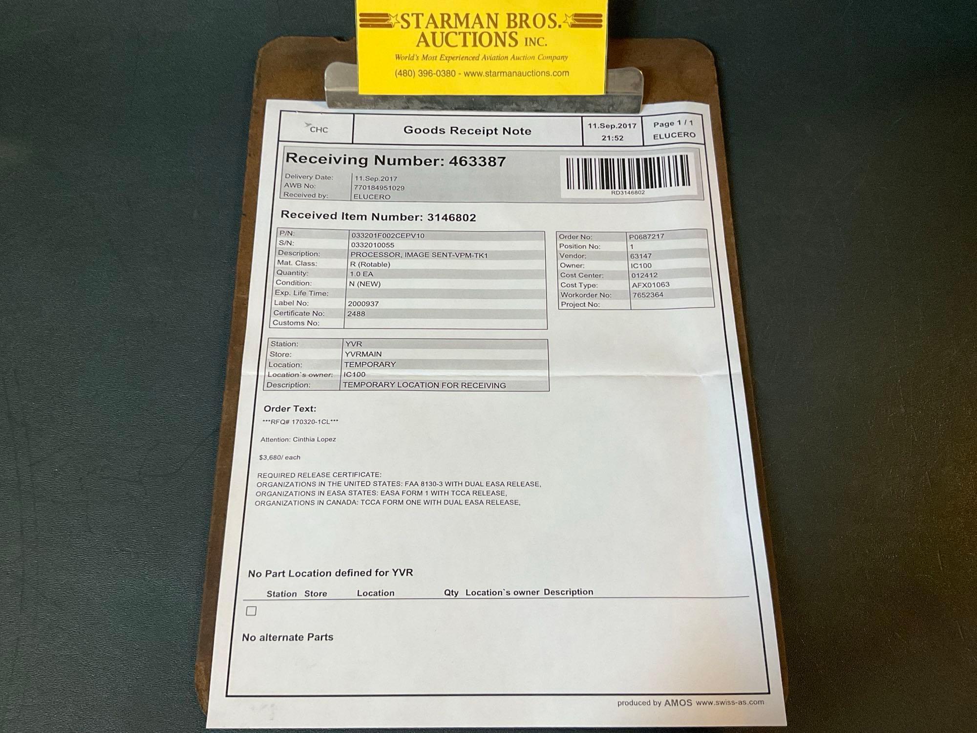 NEW TK-1 PROCESSORS 033201-F002CEPV10