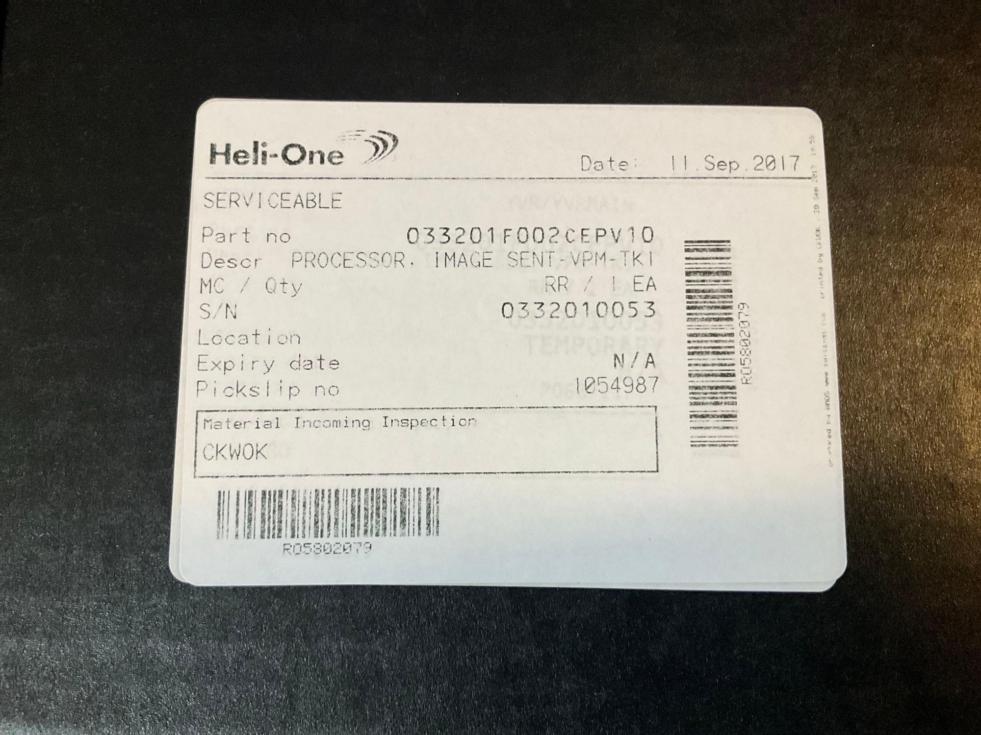 NEW TK-1 PROCESSORS 033201-F002CEPV10