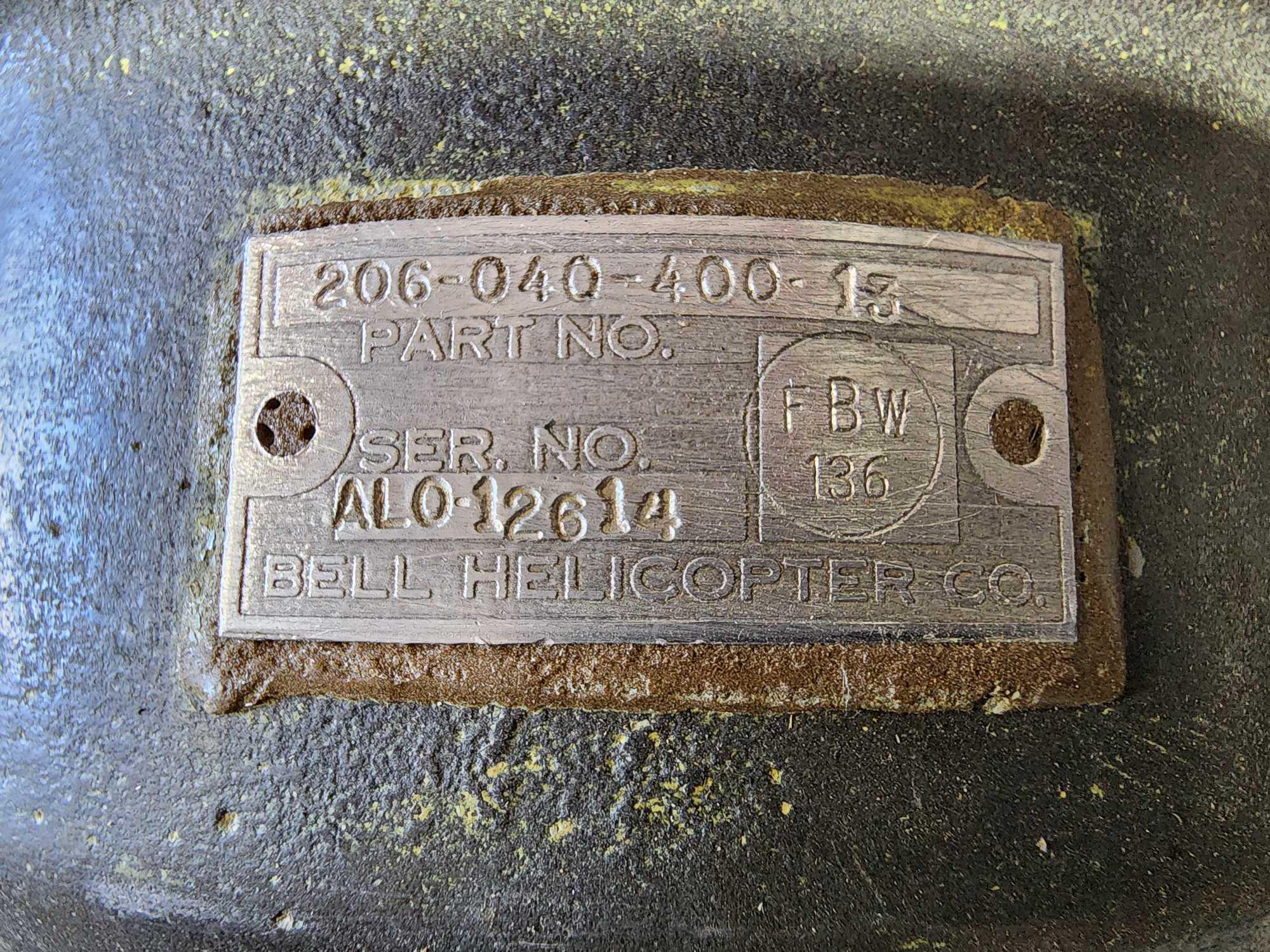 206 TAIL ROTOR GEARBOX HOUSING