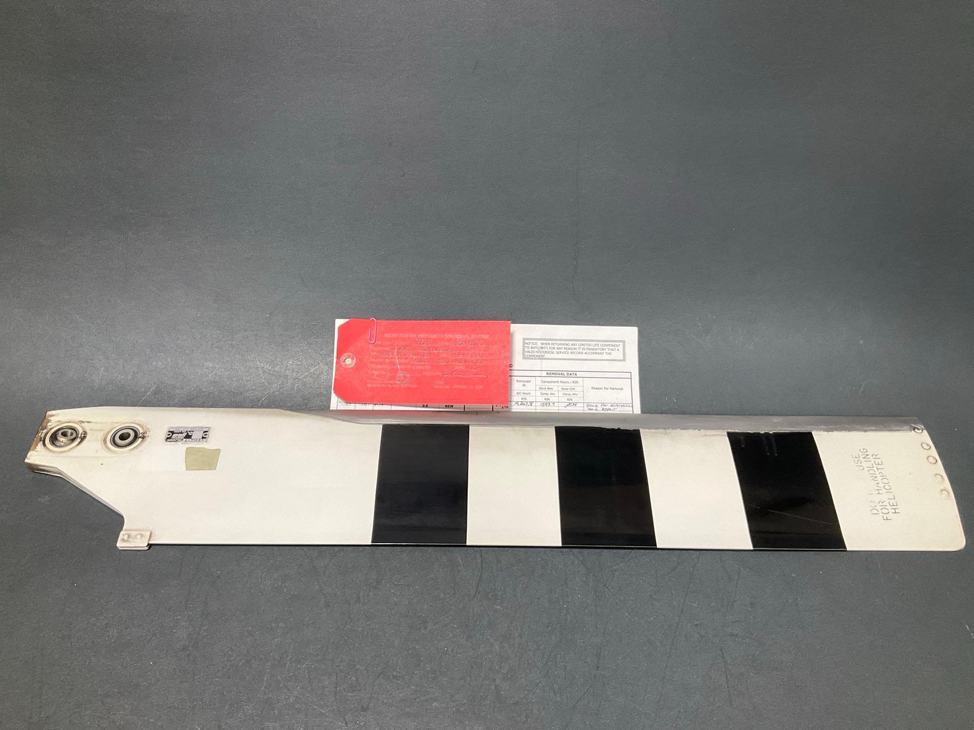 TAIL ROTOR BLADE 206-016-201-135 (906 HRS REMAINING/BER TAG)