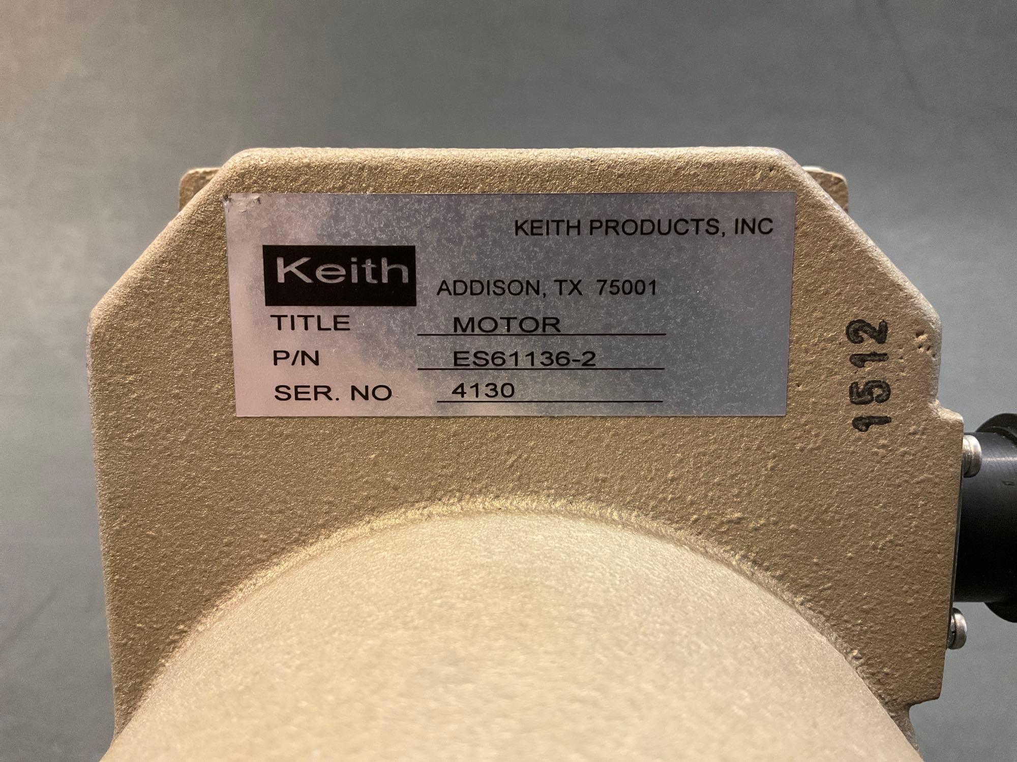 NEW KEITH MOTOR ES61136-2 (NO CERT)