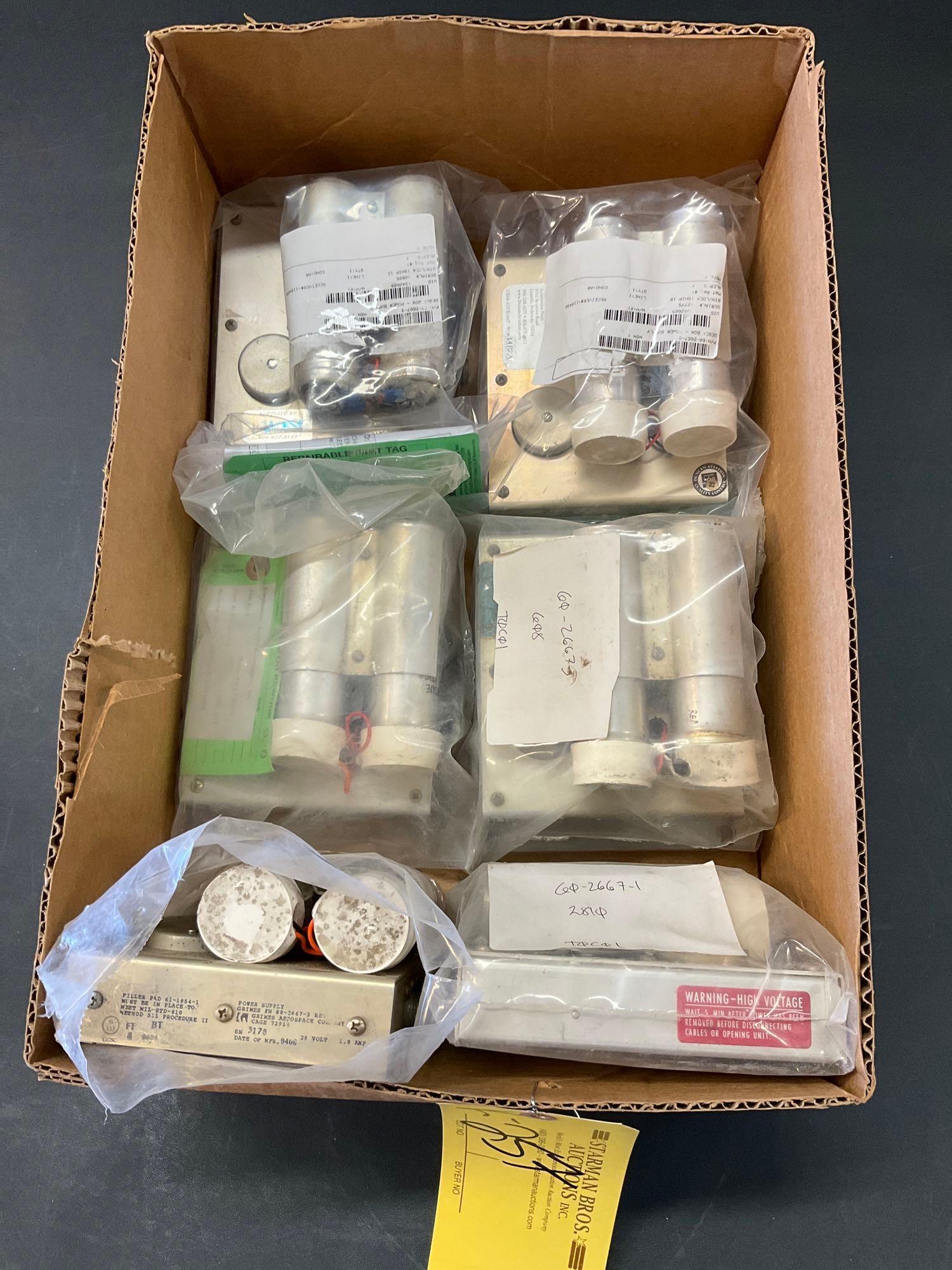 BOXES OF STROBE POWER SUPPLIES (ALL REMOVED FOR CAUSE)