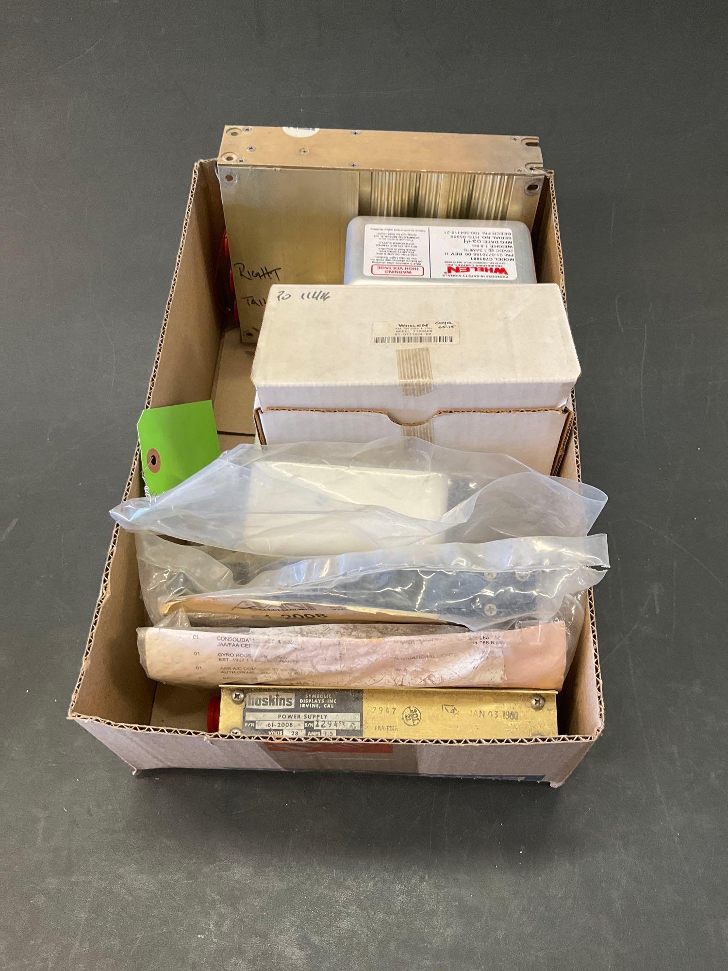 BOXES OF STROBE POWER SUPPLIES (ALL REMOVED FOR CAUSE)