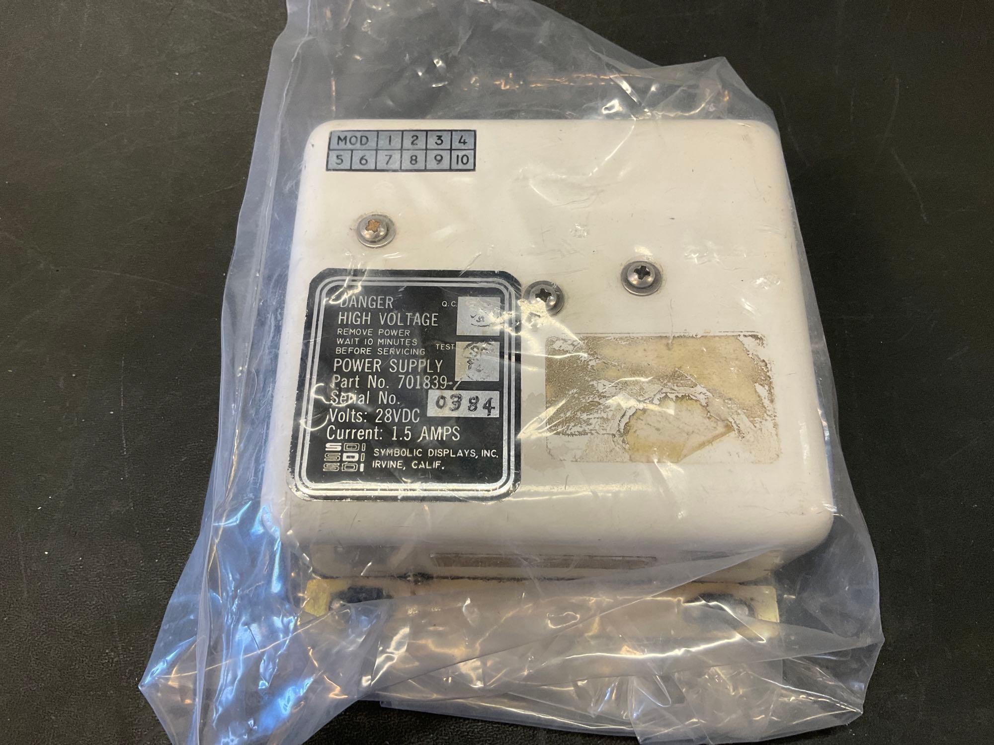 BOXES OF STROBE POWER SUPPLIES (ALL REMOVED FOR CAUSE)