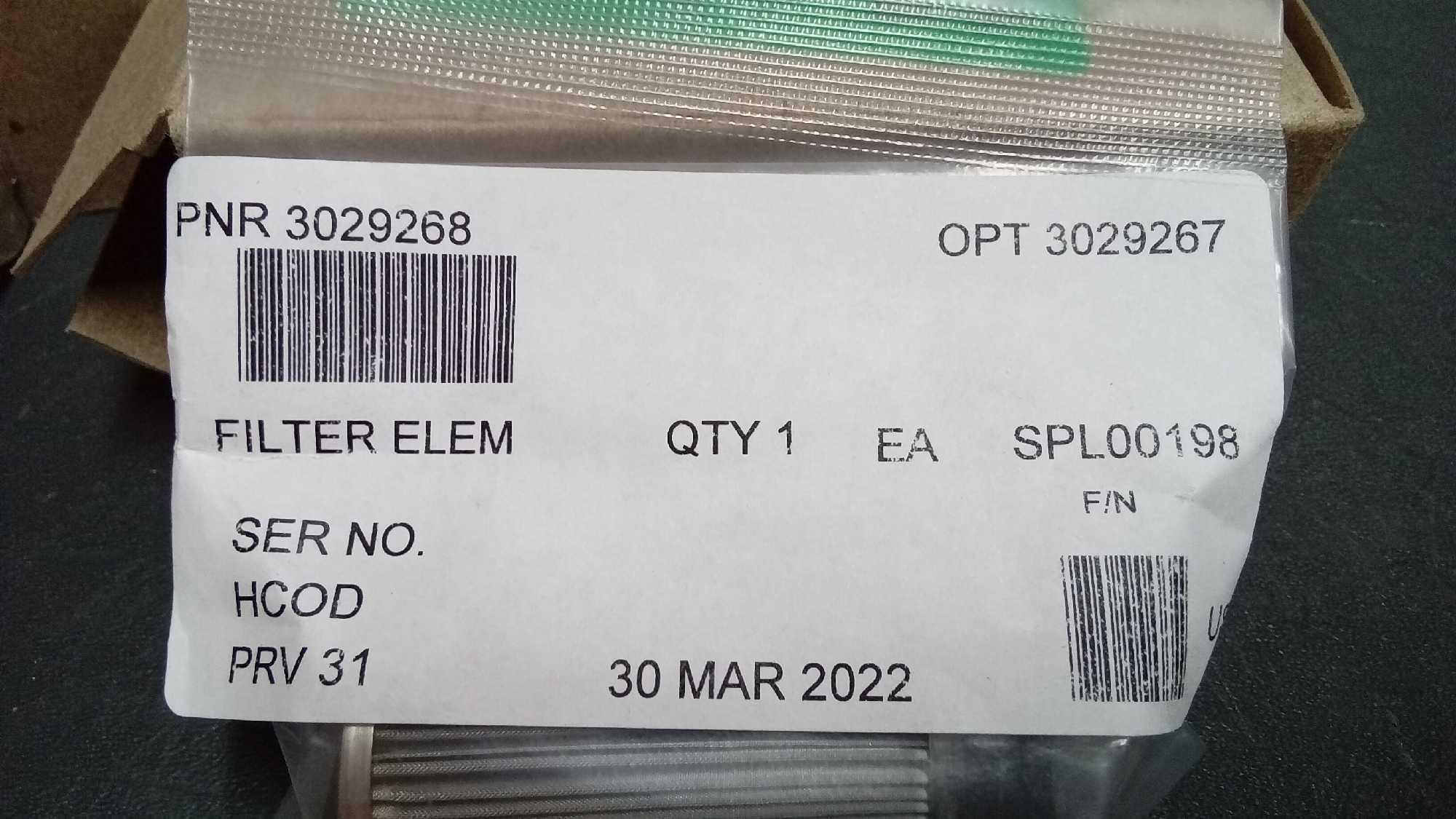 NEW P&W P3 AIR FILTER REPLACEMENT KITS 3028879
