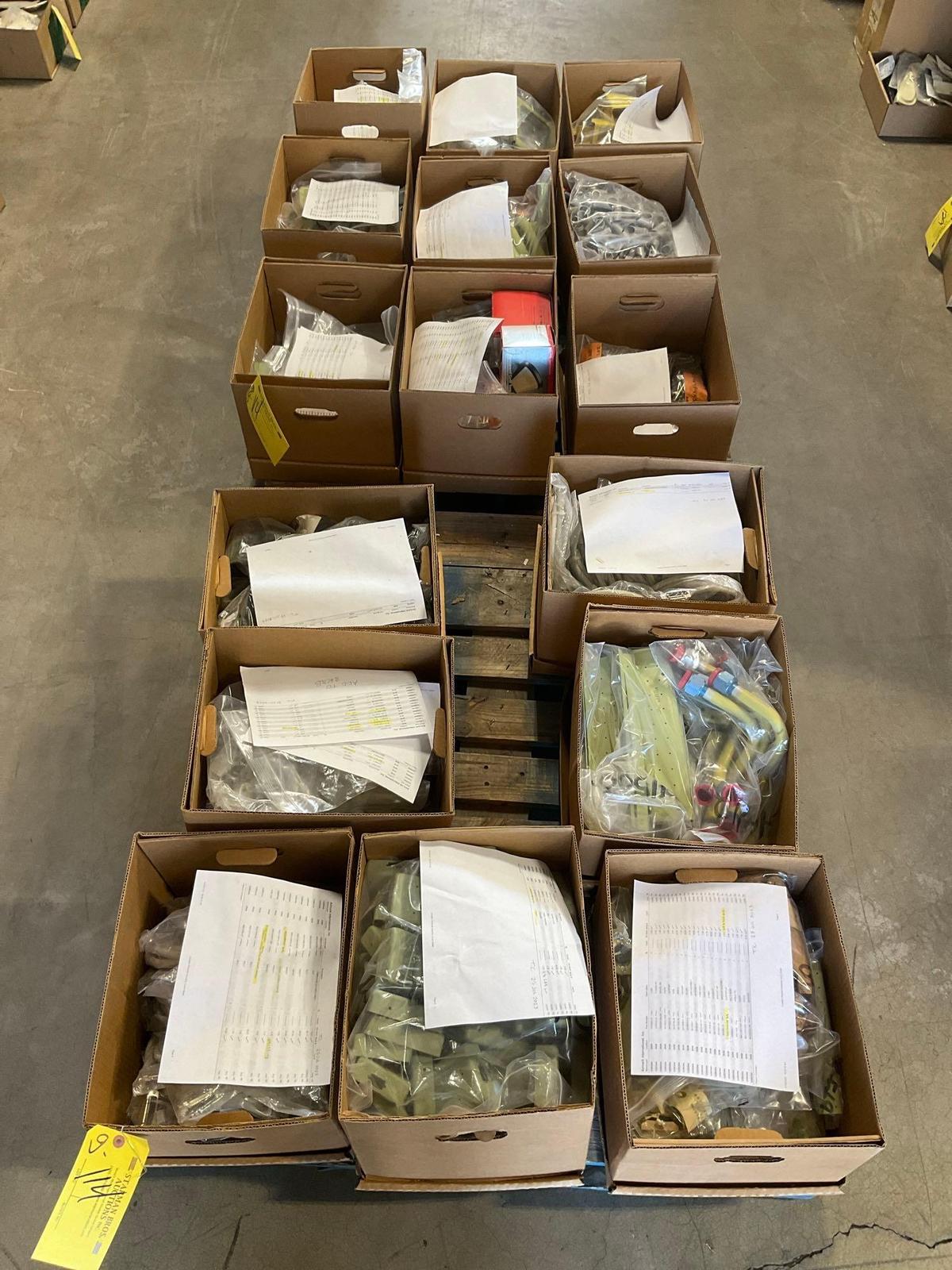 PALLETS OF NEW LEARJET & HARDWARE INVENTORY