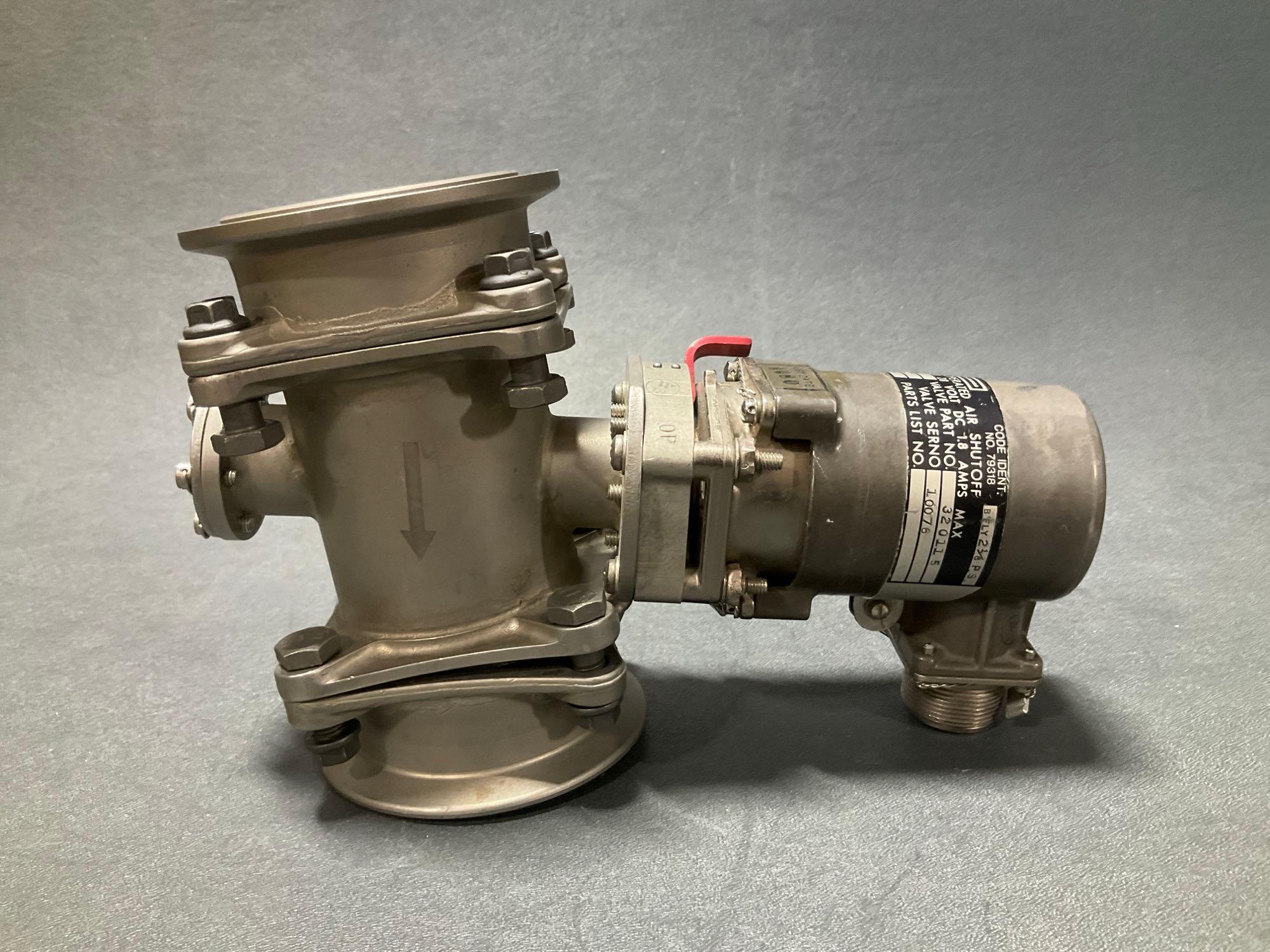 WHITTAKER SHUT-OFF VALVE 320115 (BENCH CHECKED) S/N 10076