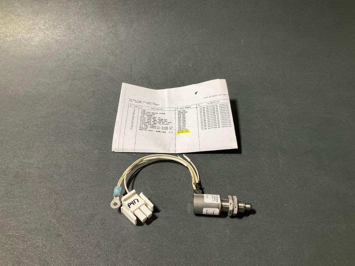 NEW PIPER PA46 DOOR AJAR SWITCH/HARNESS ASSY 84530-019