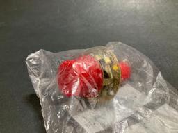 (LOT) AEROQUIP SERVICE PORT TB3005S4-80, PORTABLE OXYGEN REGULATOR & MASK