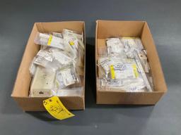 BOXES OF NEW CESSNA PLACARDS, SEALS, SPECIALTY HARDWARE, ETC (MOST ALL HAVE CESSNA CERTS)