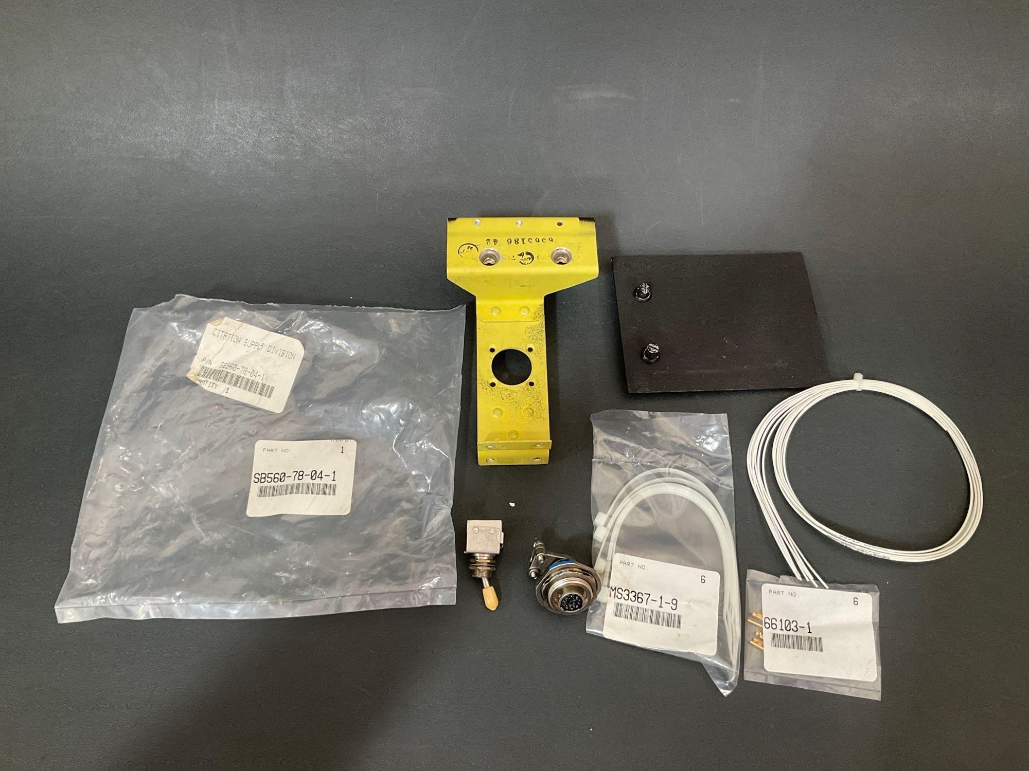 CESSNA FF COMPENSATOR 9912031-3 (SERVICEABLE) DOOR HINGE PIN KIT SB52-15, TAIL CONE KIT SB53-10,