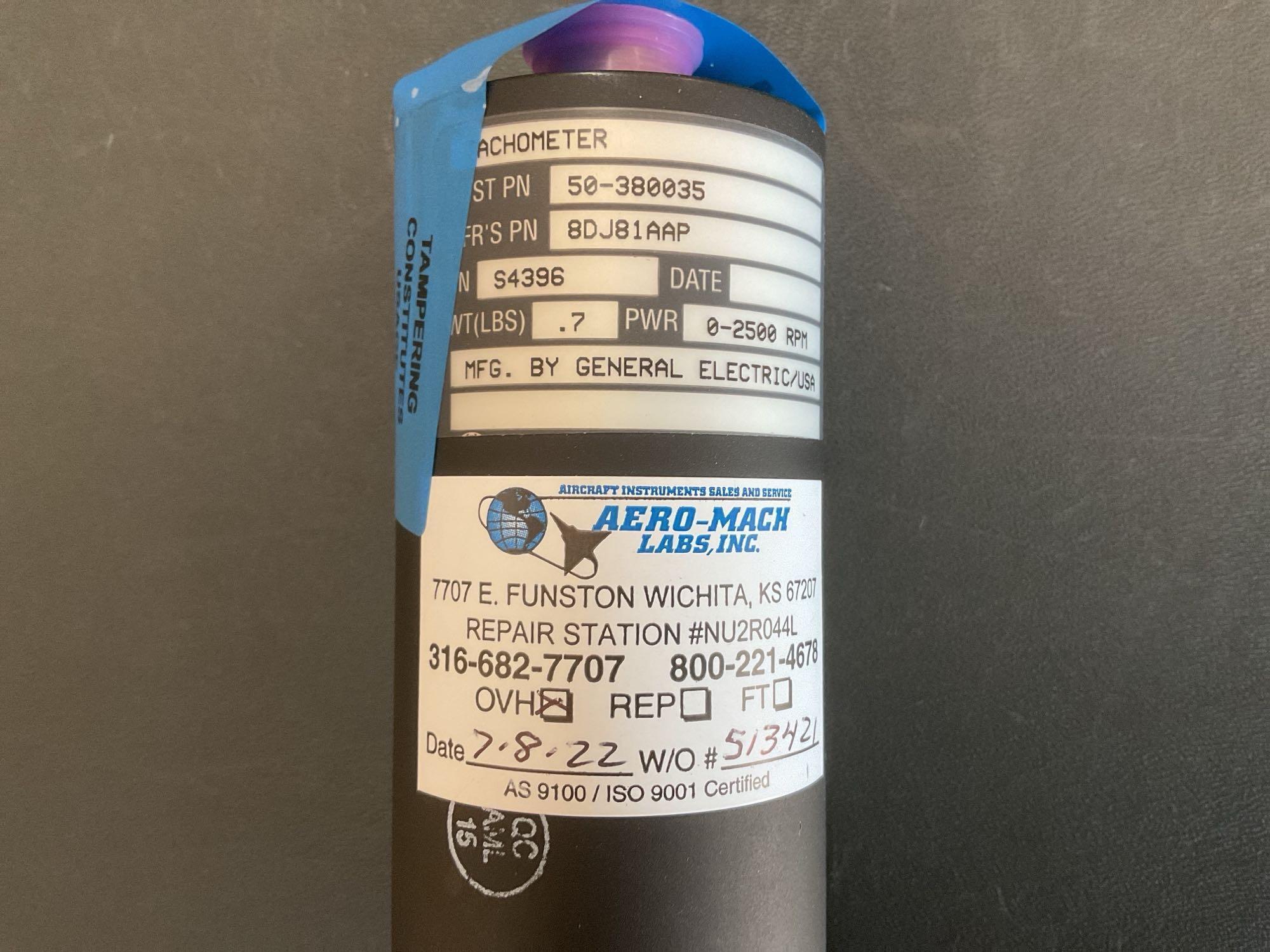 KING AIR TACHOMETER 50-380035 (OVERHAULED 2022) S/N S4396