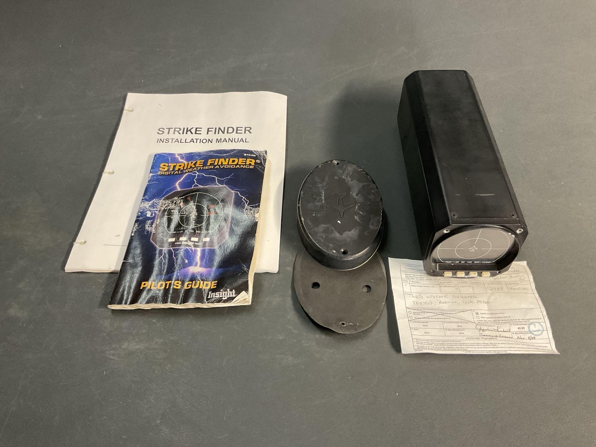 INSIGHT STRIKE FINDER SF2000-021-009 (MODIFIED TO LED) & ANTENNA