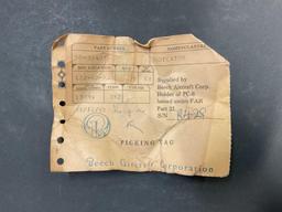 N.O.S. KING AIR RATE OF CLIMB INDICATOR 7040 ALT# 50-384073