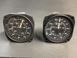 AIRSPEED INDICATORS AW23/4-16-B16 (BOTH REPAIRED)