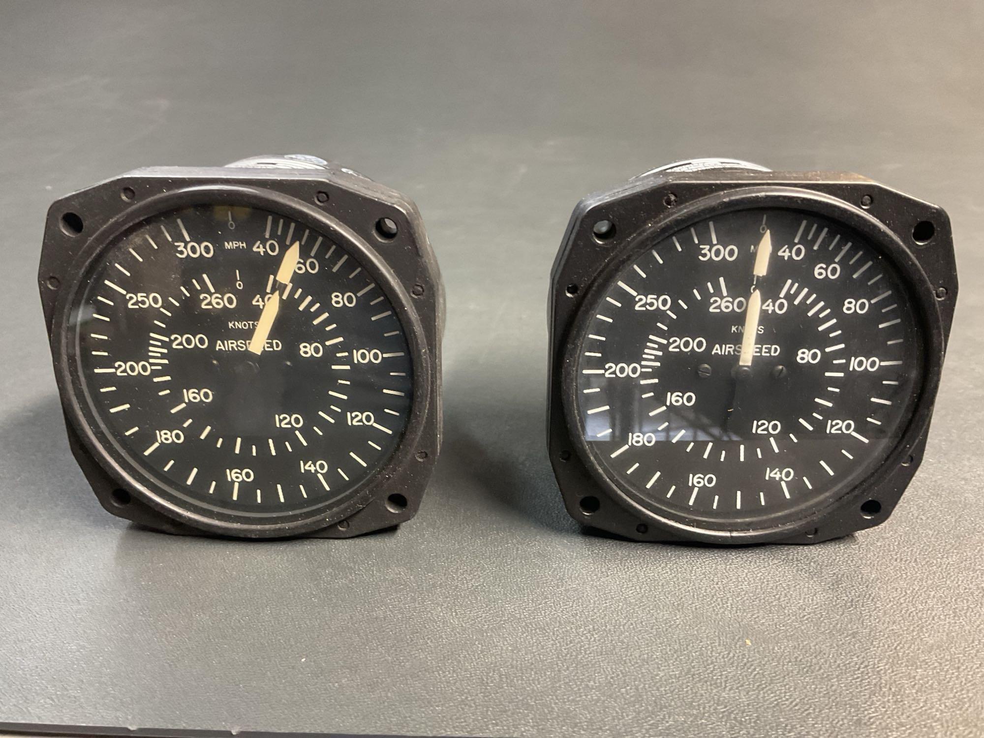 AIRSPEED INDICATORS AW23/4-16-B16 (BOTH REPAIRED)