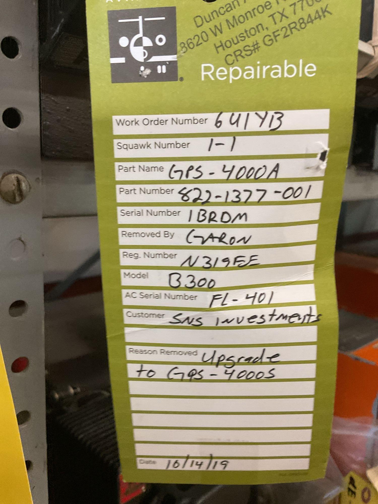 (7) COLLINS GPS-4000A UNITS (MOST WITH REPAIRABLE TAGS)