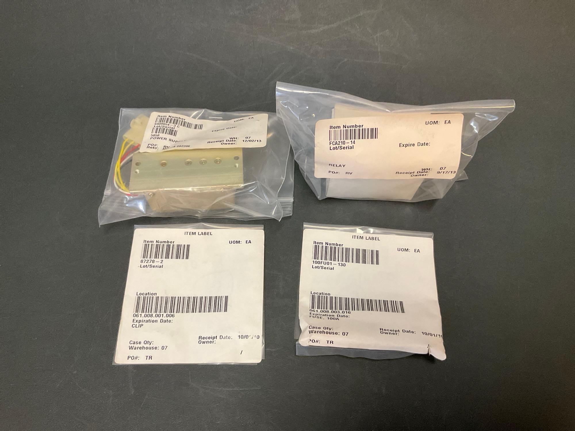 (BOXES OF NAV LIGHT B7890-1A, RED LENSE 09961-1, NEW SWITCHES, LIGHTING & ELECTRICAL INV.