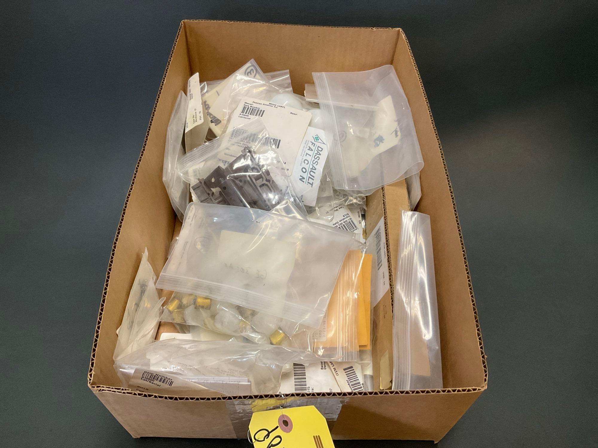 (BOXES OF NAV LIGHT B7890-1A, RED LENSE 09961-1, NEW SWITCHES, LIGHTING & ELECTRICAL INV.
