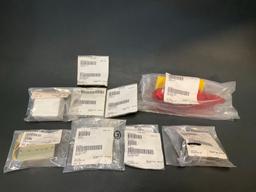 (BOXES OF NAV LIGHT B7890-1A, RED LENSE 09961-1, NEW SWITCHES, LIGHTING & ELECTRICAL INV.