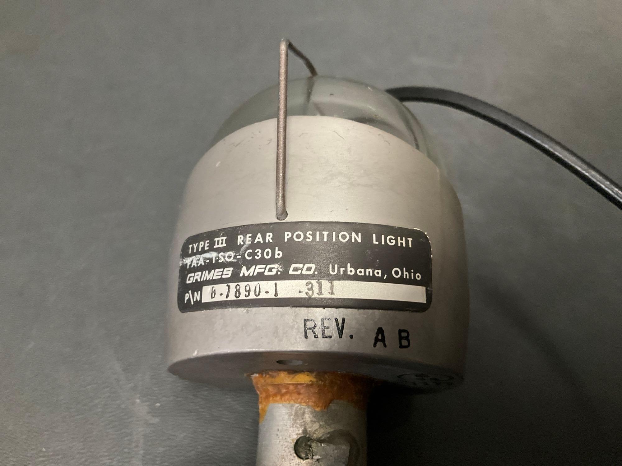 (BOXES OF NAV LIGHT B7890-1A, RED LENSE 09961-1, NEW SWITCHES, LIGHTING & ELECTRICAL INV.