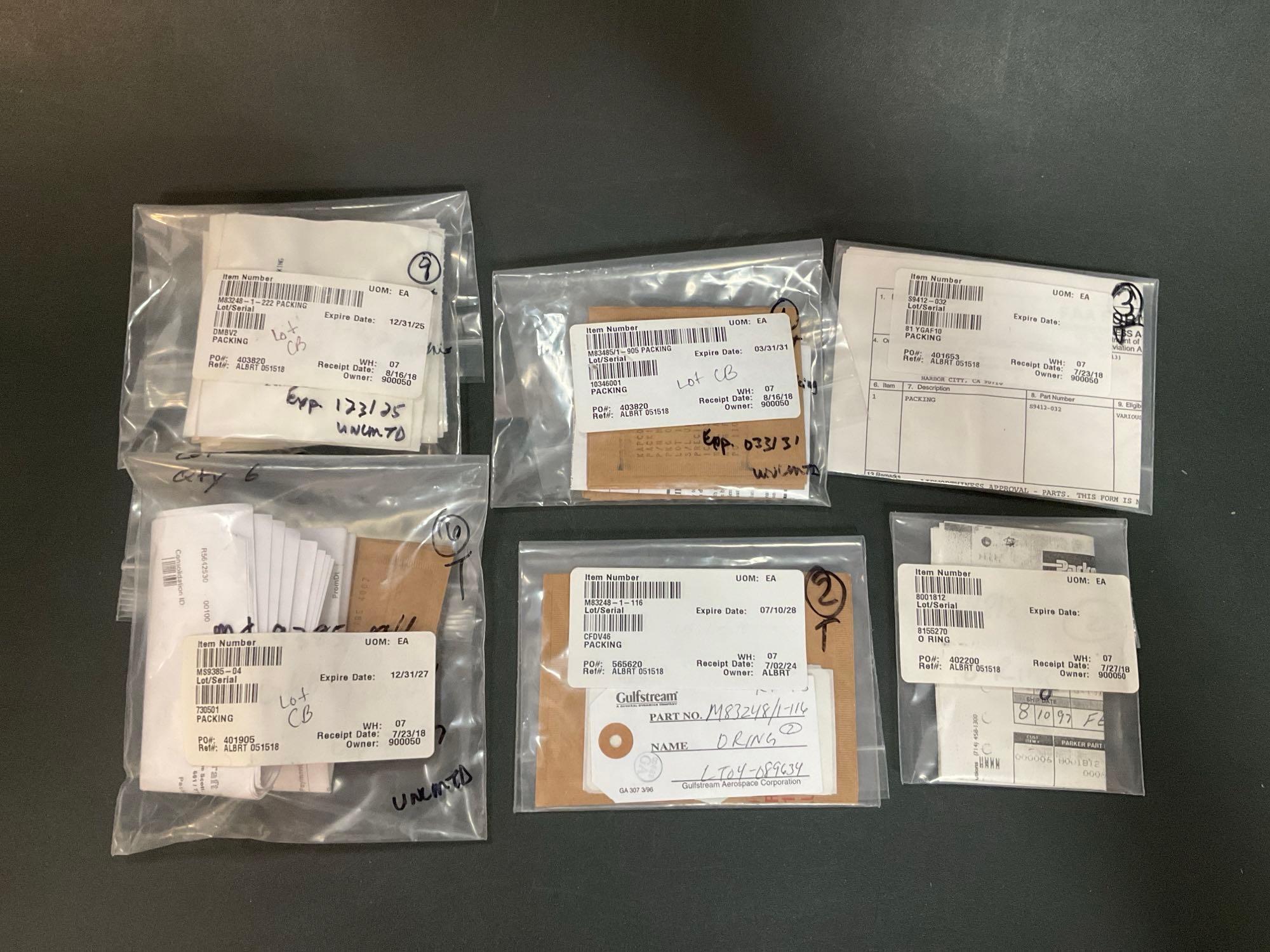 (LOT) PACKING, SLICK MAG INVENTORY & MISC HARDWARE