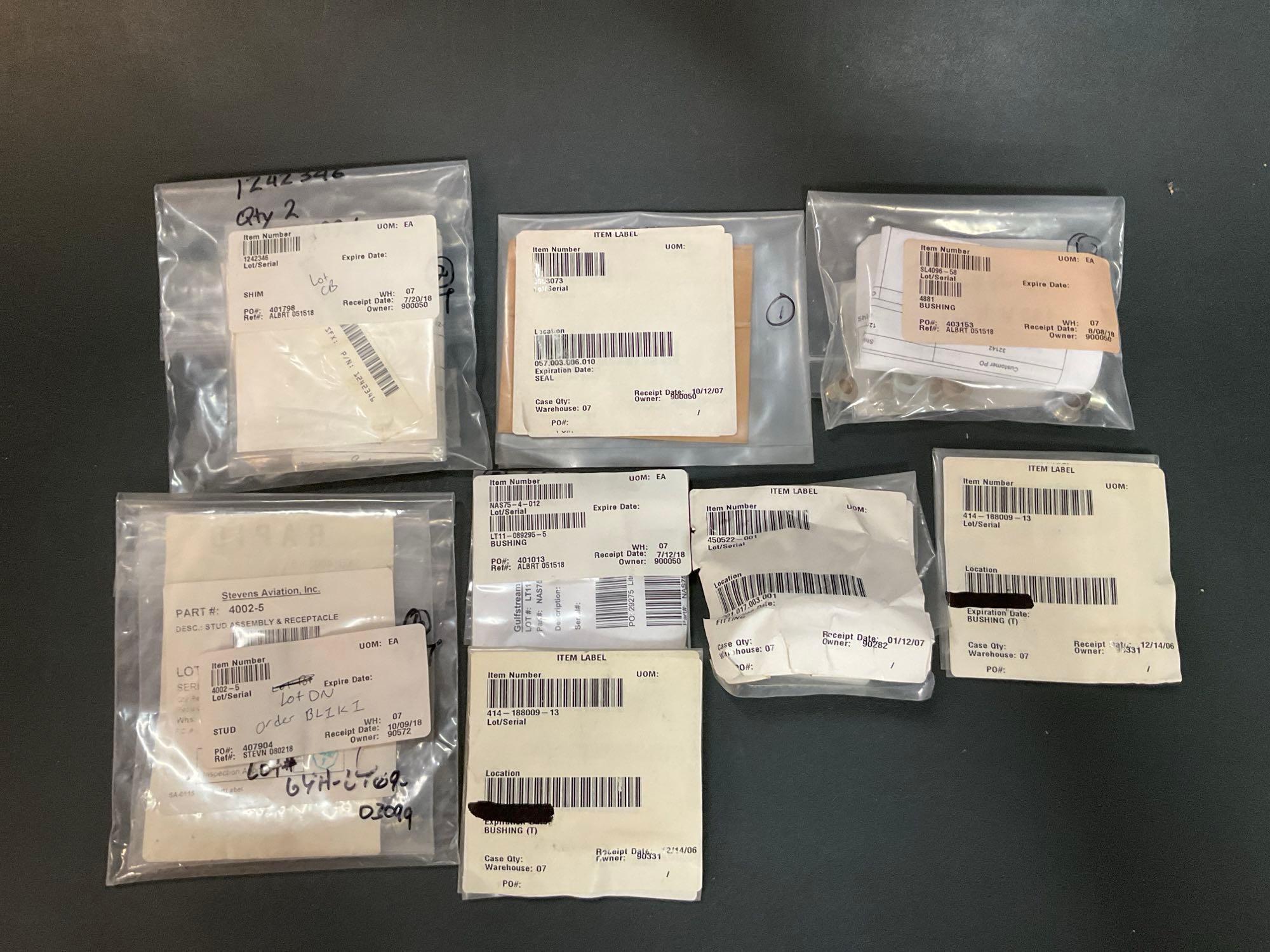 (LOT) PACKING, SLICK MAG INVENTORY & MISC HARDWARE